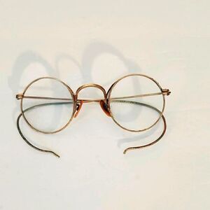 Antique Gold round frame eye glasses